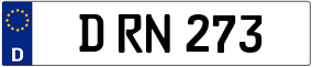 Truck License Plate